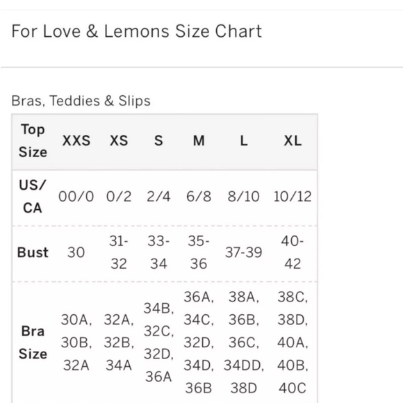 New!For Love and Lemons Rose Bloom Bralette - Picture 11 of 11